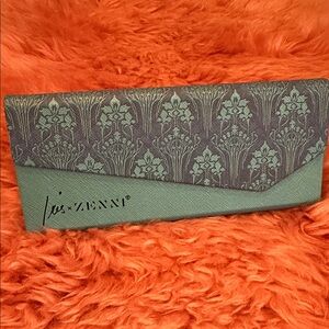 Zenni Green Floral Glasses Case